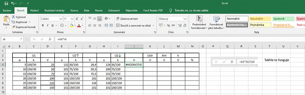 Jak se dělá zlomek v Excelu?